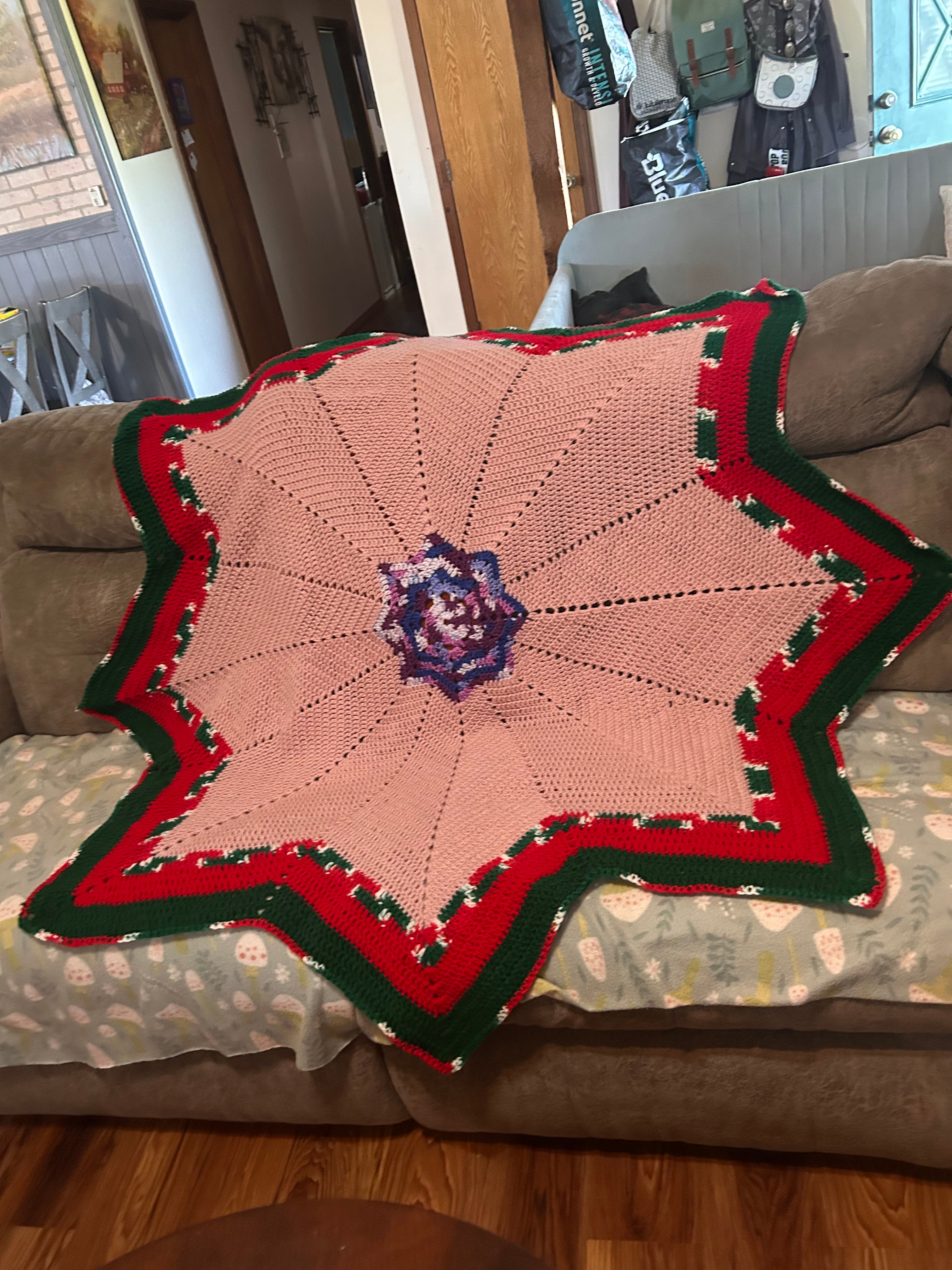 63x63 8-point star blanket