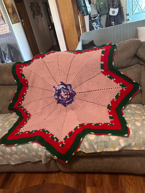 63x63 8-point star blanket